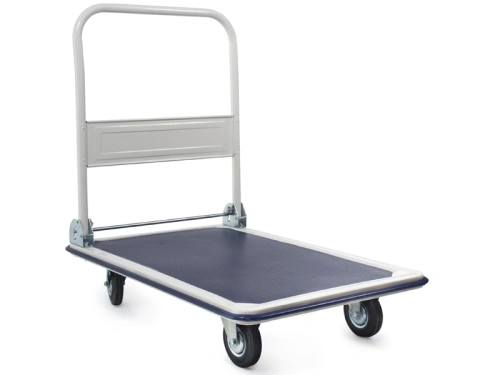 Тележка платформенная 150 кг TOR PH150 (740х480) со складной ручкой (резиновые колеса 100 мм) по ценам производителя в Екатеринбурге с доставкой по всей России