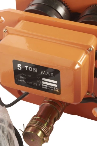 Таль передвижная с уменьшенной строительной высотой  5т  6м 380В электрическая цепная TOR HHBDSL-02 по ценам производителя в Екатеринбурге с доставкой по всей России