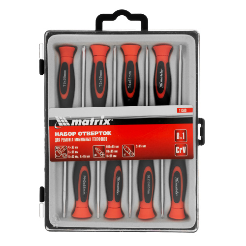 Набор отверток для точных работ с мобильными телефонами, 8 шт, Crv Matrix по ценам производителя в Екатеринбурге с доставкой по всей России