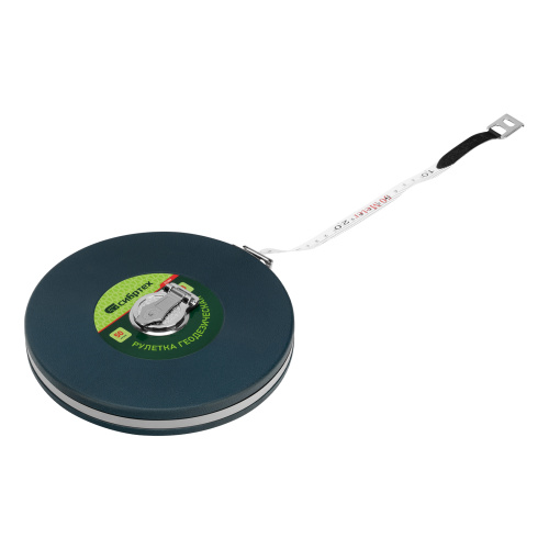 Рулетка геодезическая 50 м х 13 мм, закрытый корпус, фибергласовая лента Сибртех по ценам производителя в Екатеринбурге с доставкой по всей России