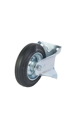 Колесо неповоротное усиленное резина FRC 63 160 мм по ценам производителя в Екатеринбурге с доставкой по всей России