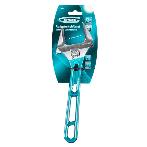 Ключ разводной 250 мм, CrV, облегченный Gross по ценам производителя в Екатеринбурге с доставкой по всей России