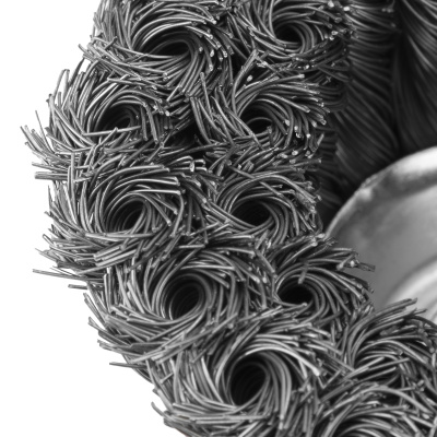 Щетка для УШМ, 100 мм, М14, "чашка", двухрядная, крученая проволока 0.35 мм Matrix по ценам производителя в Екатеринбурге с доставкой по всей России