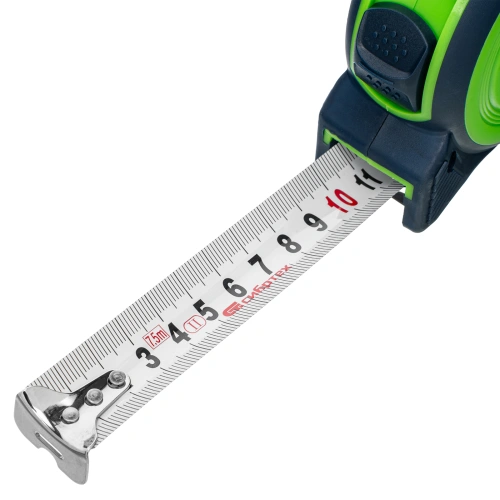 Рулетка Сапфир,двухкомпонентный корпус,7,5 м х 25 мм Сибртех по ценам производителя в Екатеринбурге с доставкой по всей России