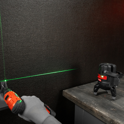 Лазерный уровень ML 06 Green, 30 м, 520 нм, аккумулятор Li 2800 мАч, резьба 5/8" Matrix по ценам производителя в Екатеринбурге с доставкой по всей России