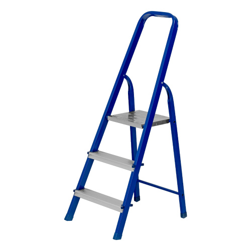 Стремянка, 3 ступени, стальной профиль, алюминиевые ступени Сибртех по ценам производителя в Екатеринбурге с доставкой по всей России