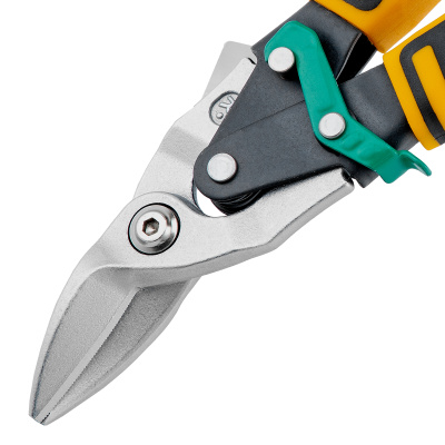 Ножницы по металлу, 270 мм, прямой и правый рез, сталь-СrMo, трехкомпонентные рукоятки Denzel по ценам производителя в Екатеринбурге с доставкой по всей России