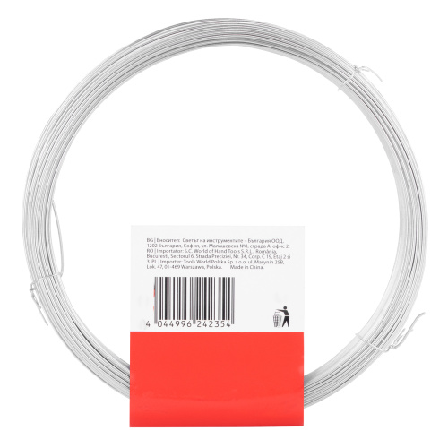 Проволока стальная 50 м, оцинкованная, термообработанная 1 мм Сибртех по ценам производителя в Екатеринбурге с доставкой по всей России