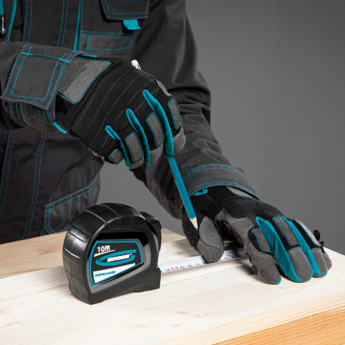 Рулетка "Doppelhaken",10 м x 25 мм,двухсторонний зацеп,Нейлон,двусторонняя шкала,автоматическая фиксация Gross по ценам производителя в Екатеринбурге с доставкой по всей России