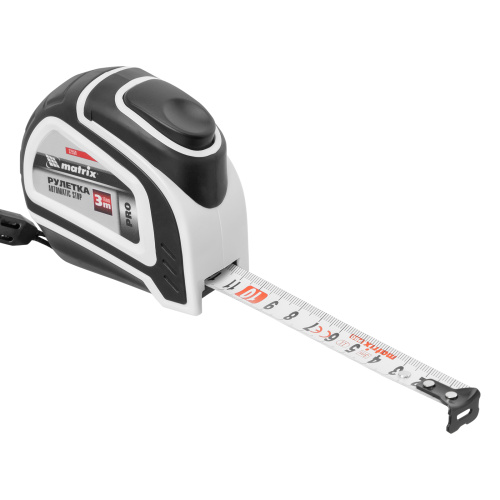 Рулетка Autostop,3 м х 16 мм,двухкомпонентный корпус,автоматическая фиксация,Pro Matrix по ценам производителя в Екатеринбурге с доставкой по всей России