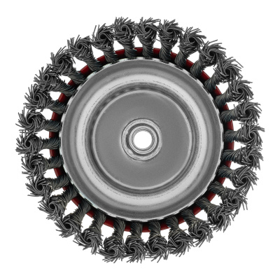 Щетка для УШМ, 150 мм, М14, "чашка", крученая проволока 0.8 мм Matrix по ценам производителя в Екатеринбурге с доставкой по всей России
