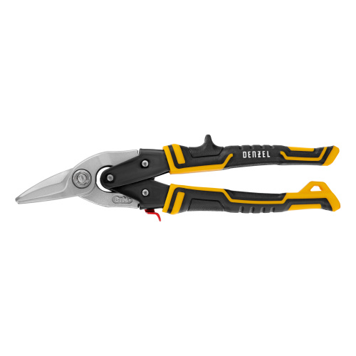 Ножницы по металлу, 270 мм, прямой и левый рез, сталь-СrMo, трехкомпонентные рукоятки Denzel по ценам производителя в Екатеринбурге с доставкой по всей России