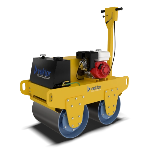 Виброкаток ручной двухвальцовый Vektor VRDR-600 по ценам производителя в Екатеринбурге с доставкой по всей России