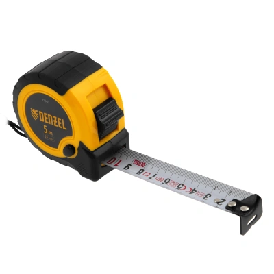 Рулетка 5м х 25мм, двухкомп. корпус, кнопка-пауза Denzel по ценам производителя в Екатеринбурге с доставкой по всей России