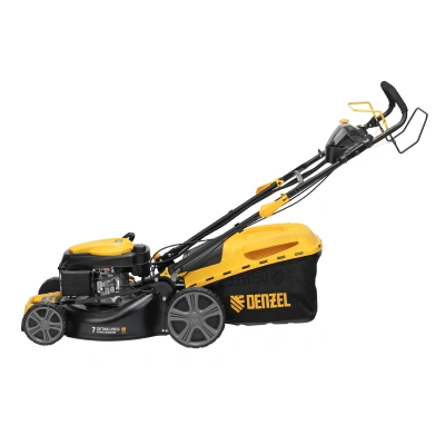 Газонокосилка бензиновая GLD-460SP-VE, 146 см3, шир. 46см, привод, вариатор, эл.старт, 60 л Denzel купить в Москве с доставкой по всей России | ProtosMarket.ru