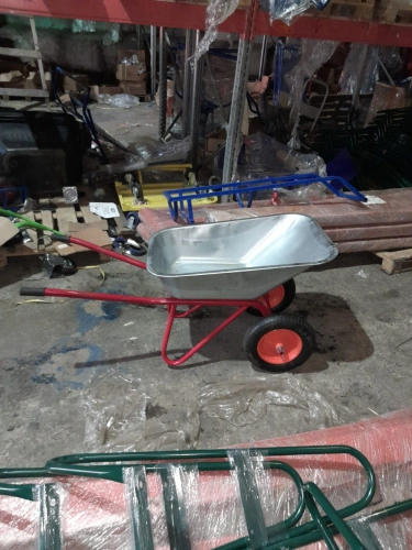 Тачка строительная 100 л 250 кг 422ZP двухколесная с пневмоколесом по ценам производителя в Екатеринбурге с доставкой по всей России