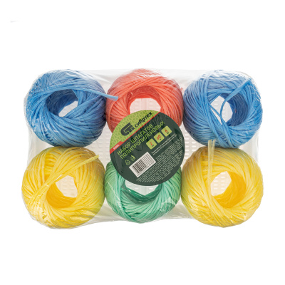 Набор шпагатов полипропиленовых, 6 шт, 2 мм, L 60 м, MIX цветов, Сибртех по ценам производителя в Екатеринбурге с доставкой по всей России