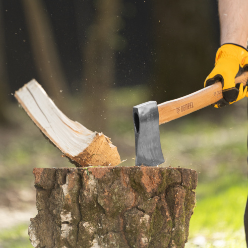 Топор кованый, 1130 г, американский тип, буковая рукоятка, 430мм, EFP Denzel по ценам производителя в Екатеринбурге с доставкой по всей России