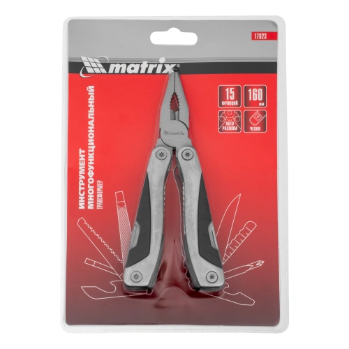 Трансформер, 15 функций, авторазжим, в чехле, 160 мм Matrix по ценам производителя в Екатеринбурге с доставкой по всей России