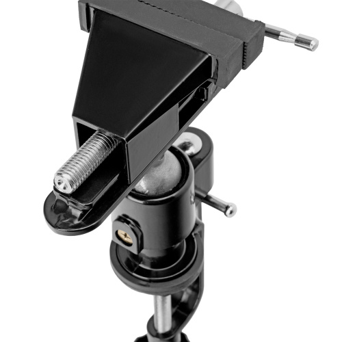 Тиски настольные, многофункциональные, сменная насадка, хомут для дрели, шарнирный механизм, 70 мм Matrix по ценам производителя в Екатеринбурге с доставкой по всей России