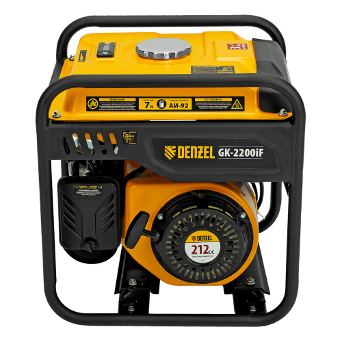 Генератор инверторный GK-2200iF, 2,2 кВт, 230 В, ручной старт DENZEL по ценам производителя в Екатеринбурге с доставкой по всей России