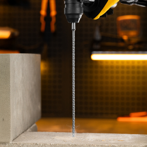 Бур по бетону, цельная крестовая пластина, 6x315 мм, SDS PLUS Denzel по ценам производителя в Екатеринбурге с доставкой по всей России