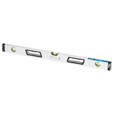 Уровень алюминиевый, 800 мм, усиленный, рукоятки, фрезерованный, 3 глазка, магнитный Gross по ценам производителя в Екатеринбурге с доставкой по всей России