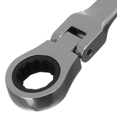 Ключ комбинированный трещоточный, 14 мм, CrV, шарнирный, зеркальный хром Matrix Professional по ценам производителя в Екатеринбурге с доставкой по всей России