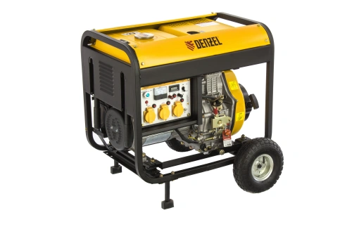 Генератор дизельный DD6300Е, 5.0 кВт, 220 В/50 Гц, 15 л, электростартер Denzel по ценам производителя в Екатеринбурге с доставкой по всей России
