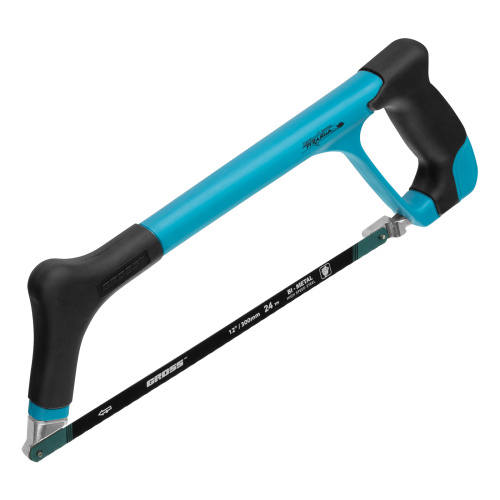 Ножовка по металлу "Piranha", 300 мм, трехкомпонентная металлопластиковая рамка Gross по ценам производителя в Екатеринбурге с доставкой по всей России