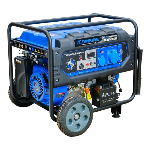 Генератор бензиновый Dinking DKA5500EW (5,5кВт, электростартер, 15лс, колёса) по ценам производителя в Екатеринбурге с доставкой по всей России