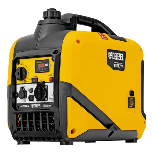 Генератор инверторный GS-2200iS, 2,2 кВт, 230 В, закрытый корпус, ручной старт DENZEL по ценам производителя в Екатеринбурге с доставкой по всей России