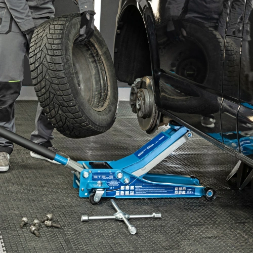 Домкрат гидравлический подкатной, быстрый подъем, 3т Low Profile Quick, 75-515 мм, профессиональный Stels по ценам производителя в Екатеринбурге с доставкой по всей России