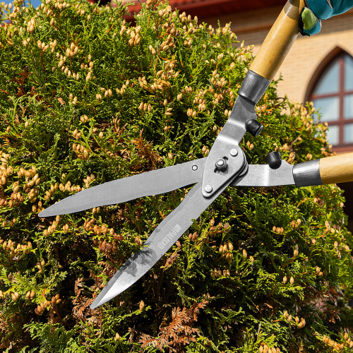 Кусторез, 520 мм, волнистые лезвия, деревянные рукоятки, Palisad по ценам производителя в Екатеринбурге с доставкой по всей России