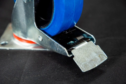 Колесо поворотное резина SRCLb 63 160 мм с тормозом (F) по ценам производителя в Екатеринбурге с доставкой по всей России