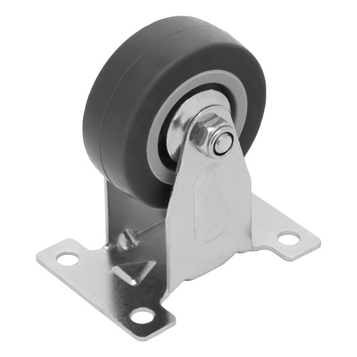 Колесо неповоротное D 50 мм, крепление  платформенное Сибртех по ценам производителя в Екатеринбурге с доставкой по всей России