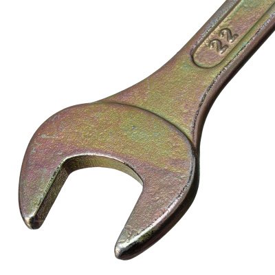 Ключ рожковый, 20 х 22 мм, желтый цинк Сибртех по ценам производителя в Екатеринбурге с доставкой по всей России