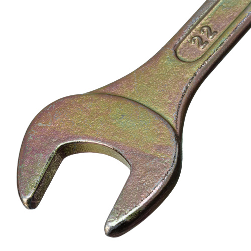 Ключ рожковый, 20 х 22 мм, желтый цинк Сибртех по ценам производителя в Екатеринбурге с доставкой по всей России