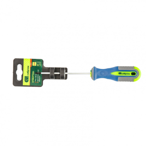 Отвертка, PH0 х 100 мм, CrV, трехкомпонентная рукоятка Сибртех по ценам производителя в Екатеринбурге с доставкой по всей России