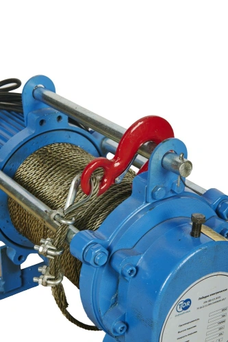 Лебедка электрическая  500 кг  70 м с канатом 220 В TOR KCD по ценам производителя в Екатеринбурге с доставкой по всей России