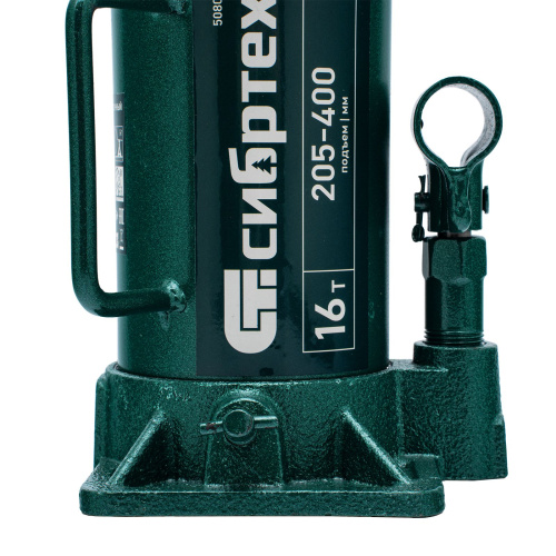 Домкрат гидравлический бутылочный, 16 т, 205-400 мм Сибртех по ценам производителя в Екатеринбурге с доставкой по всей России