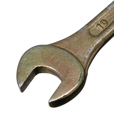 Ключ рожковый, 8 х 10 мм, желтый цинк Сибртех по ценам производителя в Екатеринбурге с доставкой по всей России