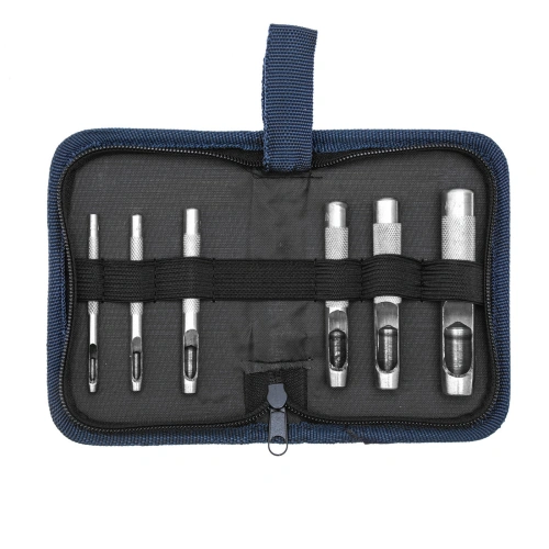 Набор пробойников для кожи 3 4 6 8 10 12.5 мм, 6 шт, чехол Сибртех по ценам производителя в Екатеринбурге с доставкой по всей России