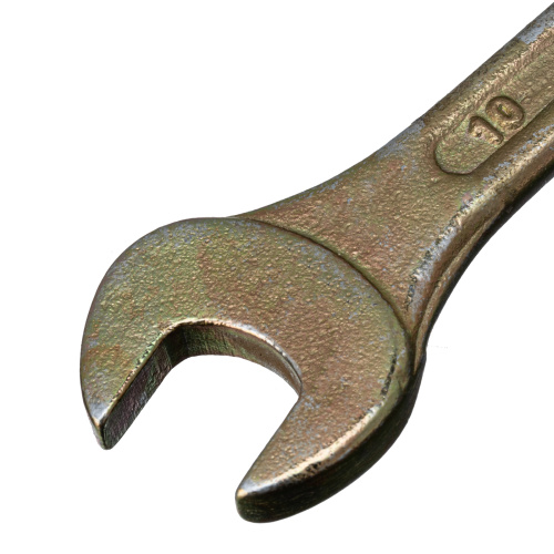 Ключ рожковый, 8 х 10 мм, желтый цинк Сибртех по ценам производителя в Екатеринбурге с доставкой по всей России