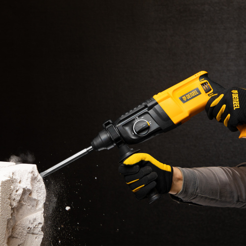 Перфоратор электрический RHH-800-26, SDS-plus, 800 Вт, 3 Дж, 3 плюс 1 реж. Denzel по ценам производителя в Екатеринбурге с доставкой по всей России