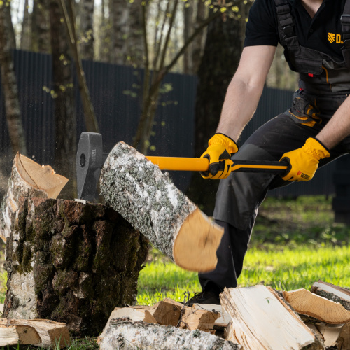 Колун-кувалда 3000 г, кованая, фибергласовая  рукоятка c TPR покрытием, 880 мм Denzel по ценам производителя в Екатеринбурге с доставкой по всей России