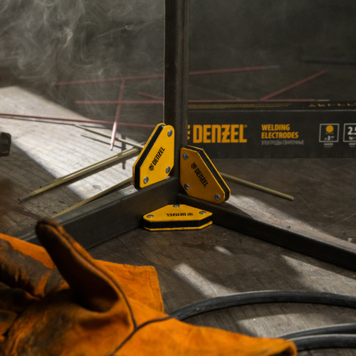 Набор из 4 магнитных фиксаторов для сварочных работ Denzel по ценам производителя в Екатеринбурге с доставкой по всей России