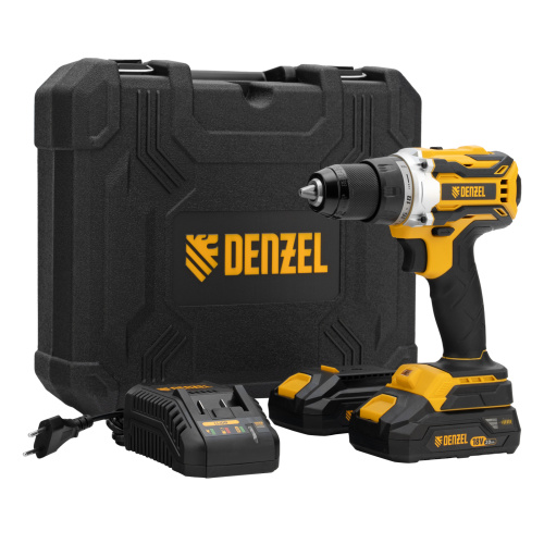 Дрель-шуруповерт аккумуляторная, бесщет. BLDL-18-02 Li-Ion, 18 В Denzel по ценам производителя в Екатеринбурге с доставкой по всей России