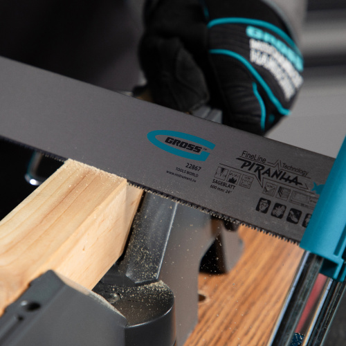 Пильное полотно для прецизионного стусла "Piranha", 600 мм, каленый зуб 2D, 18 TPI Gross по ценам производителя в Екатеринбурге с доставкой по всей России