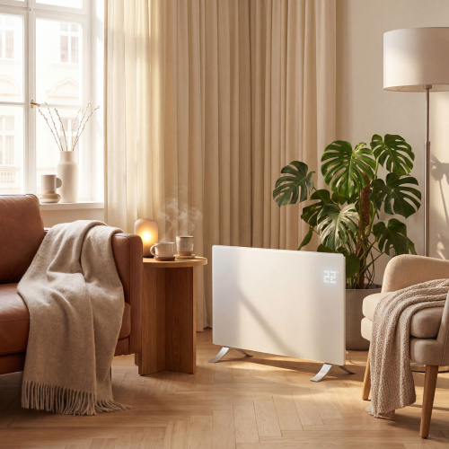 Конвектор электрический OptiPrime-2000, Wi-Fi, тачскрин, цифровой термостат, 2000 Вт Denzel по ценам производителя в Екатеринбурге с доставкой по всей России